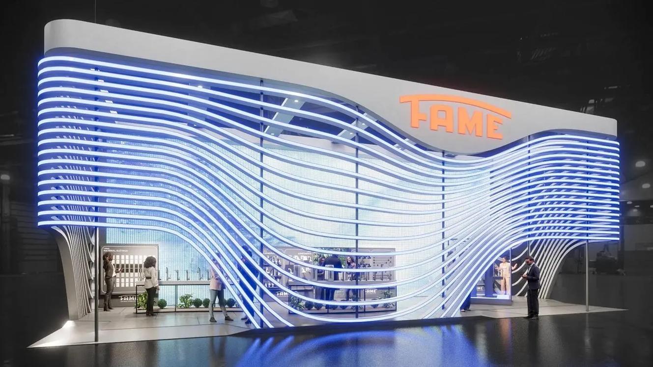 深圳廣州展覽會展臺設(shè)計策劃搭建效果圖欣賞